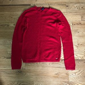 Red sweater